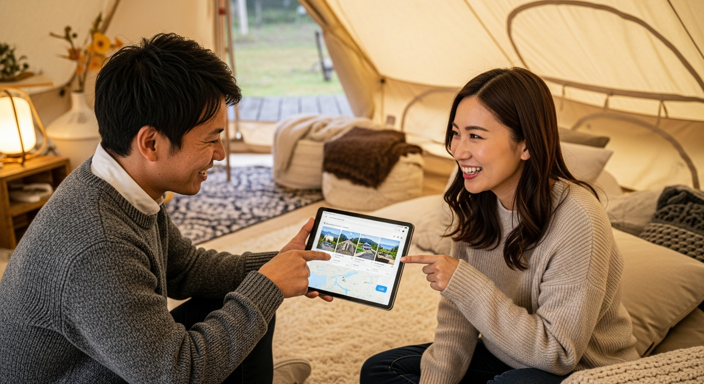 山梨エリアのグランピングを料金・アクセスで比較