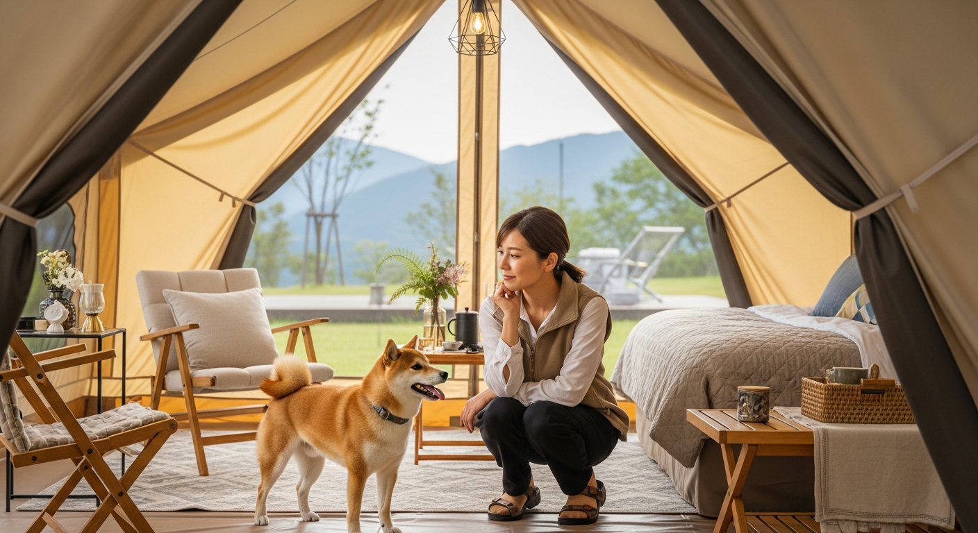 後悔しない!犬でのグランピングの選び方