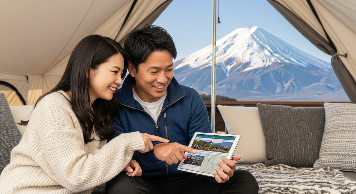 グランピングエリアの富士を料金・アクセスで比較