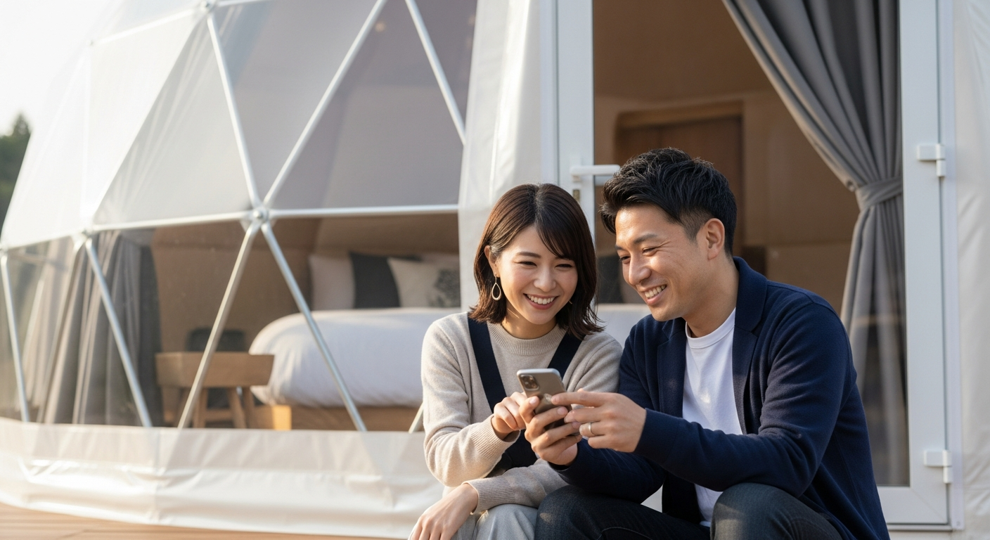 ドームエリアのグランピングを料金・アクセスで比較